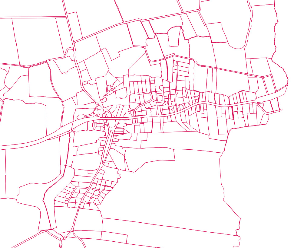 Karte der Flurstücke in Barsbek